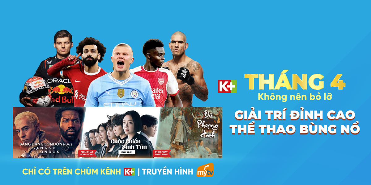 MyTV tặng 2 tháng cước khi khách hàng đăng ký gói K+